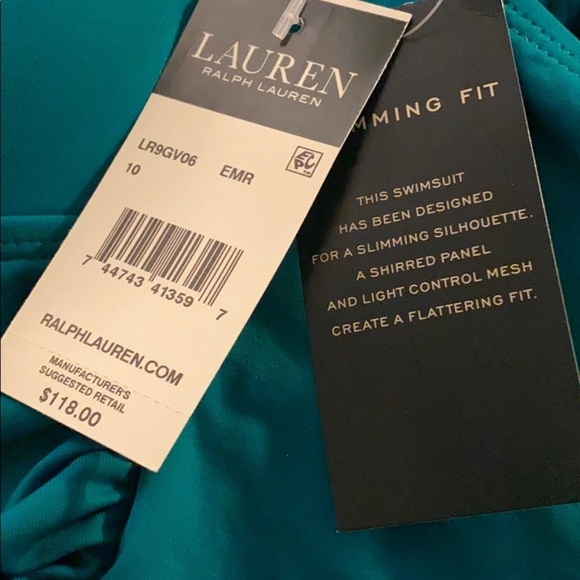 LAUREN Ralph Lauren Halter One Piece Swimsuit - Picture 8 of 8